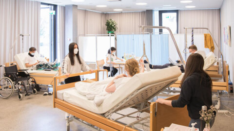 Erlebnisparcours Gesundheitsberufe
